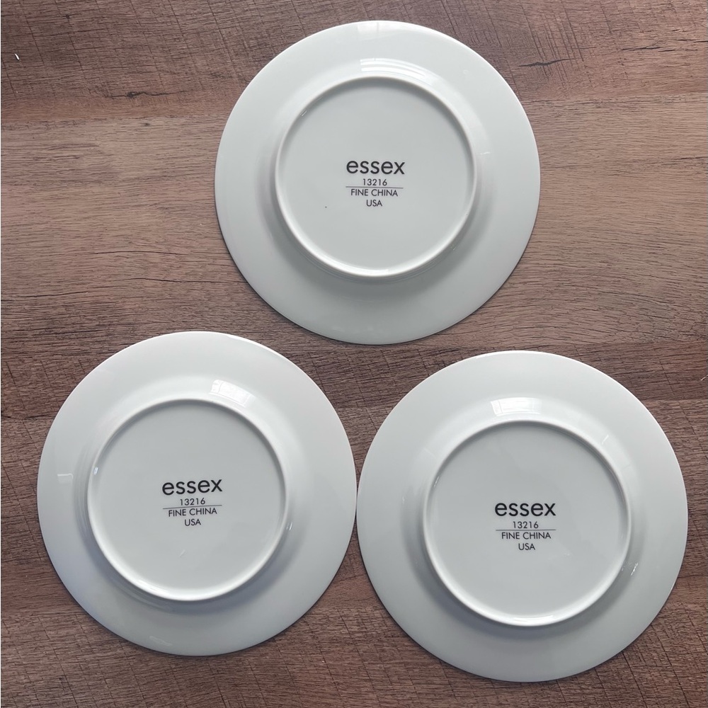 3 Guy Buffet "Marche Aux Fleurs" salad plates - Picture 5 of 5